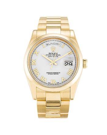 Rolex Day-Date 118208 Gold Mens 36MM