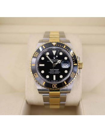 Rolex Submariner Date 18K Yellow Gold/Steel Black Dial 116613
